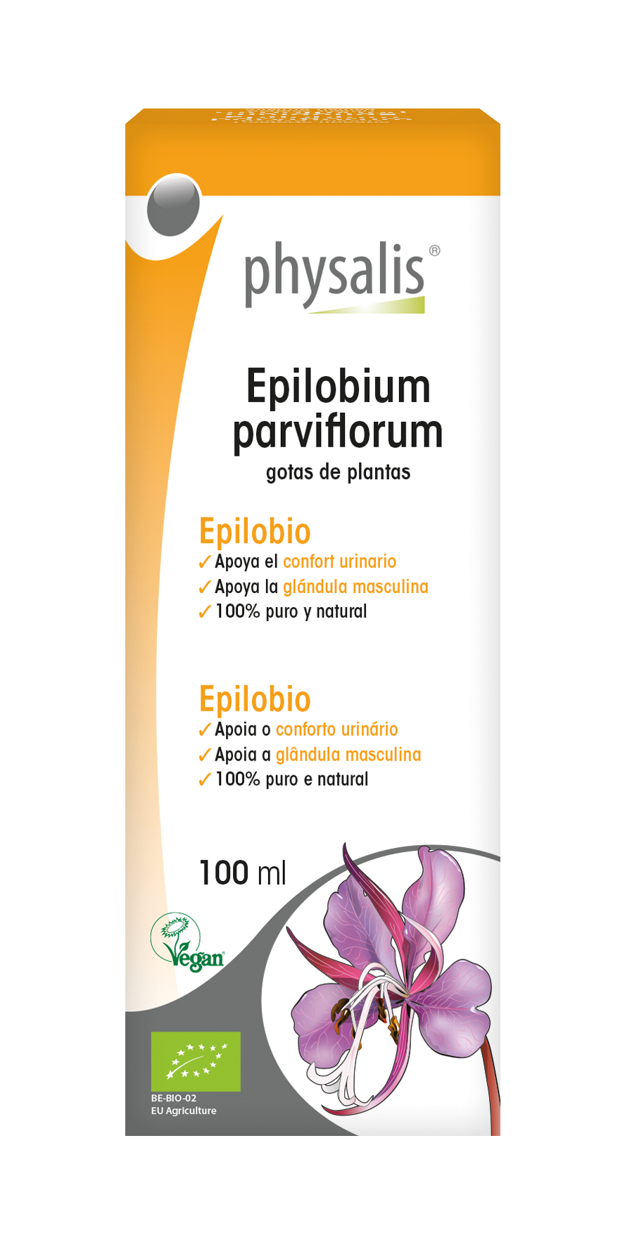 Epilobium parviflorum Gotas de plantas