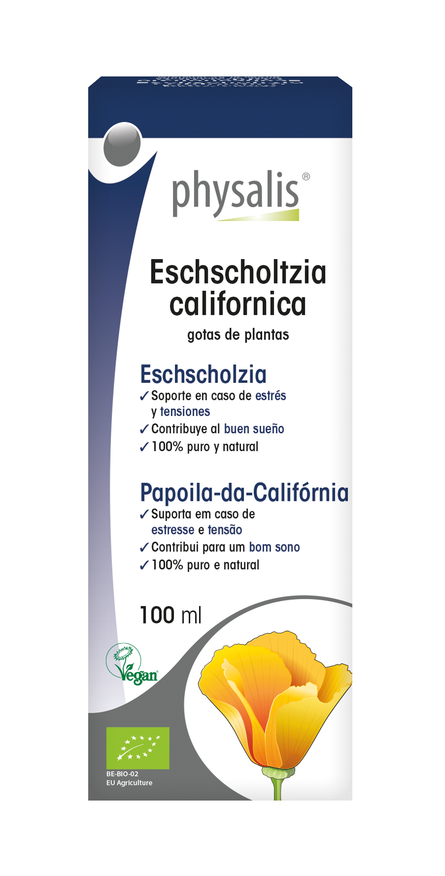 Eschscholtzia californica Gotas de plantas